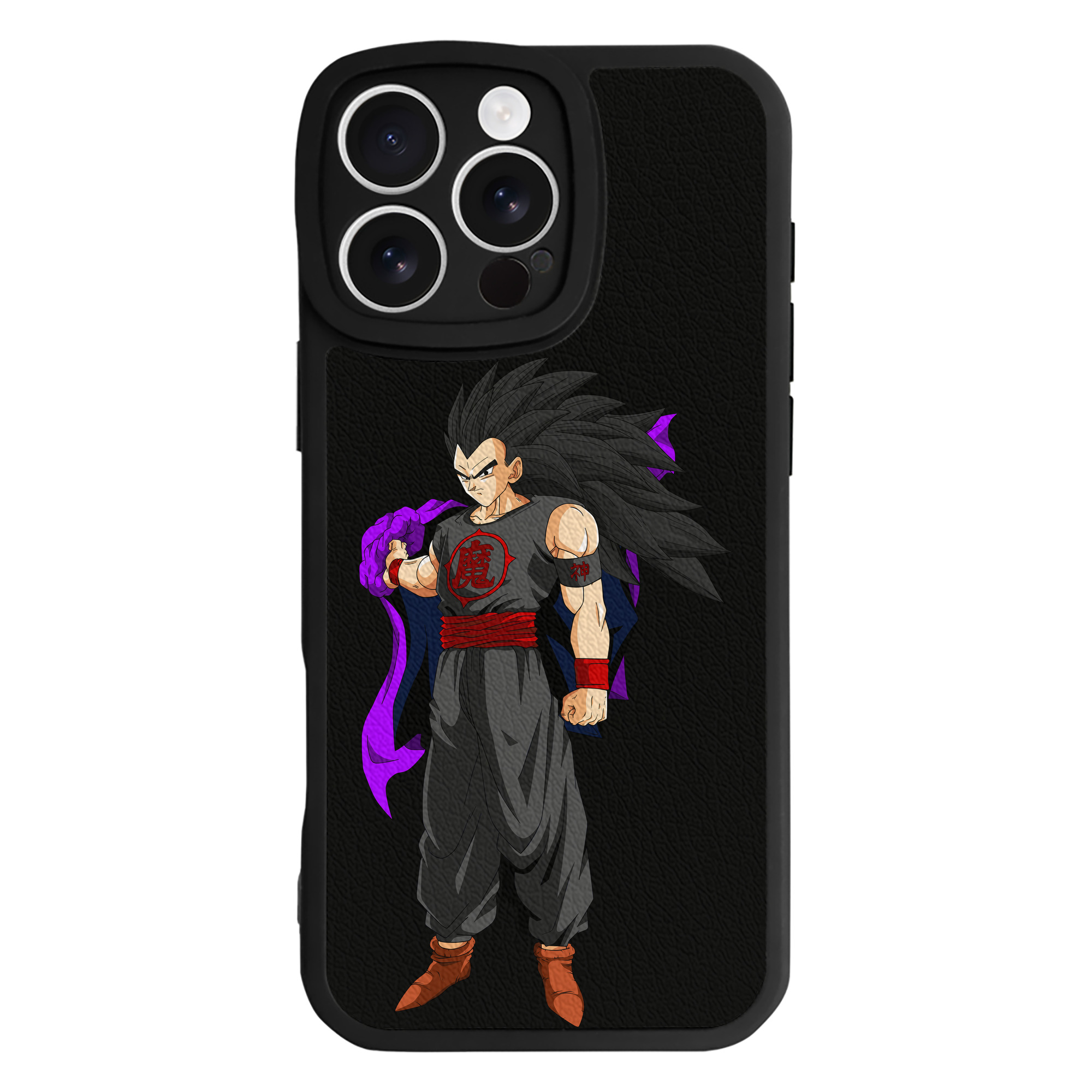 （画像用） ドラゴンボール ベジータ四世（Bejīta Yonsei）DRAGON BALL Vegeta IV 【iPhone 16シリーズ対応】シリコンスマホケース（レザー調） 材質：シリコン